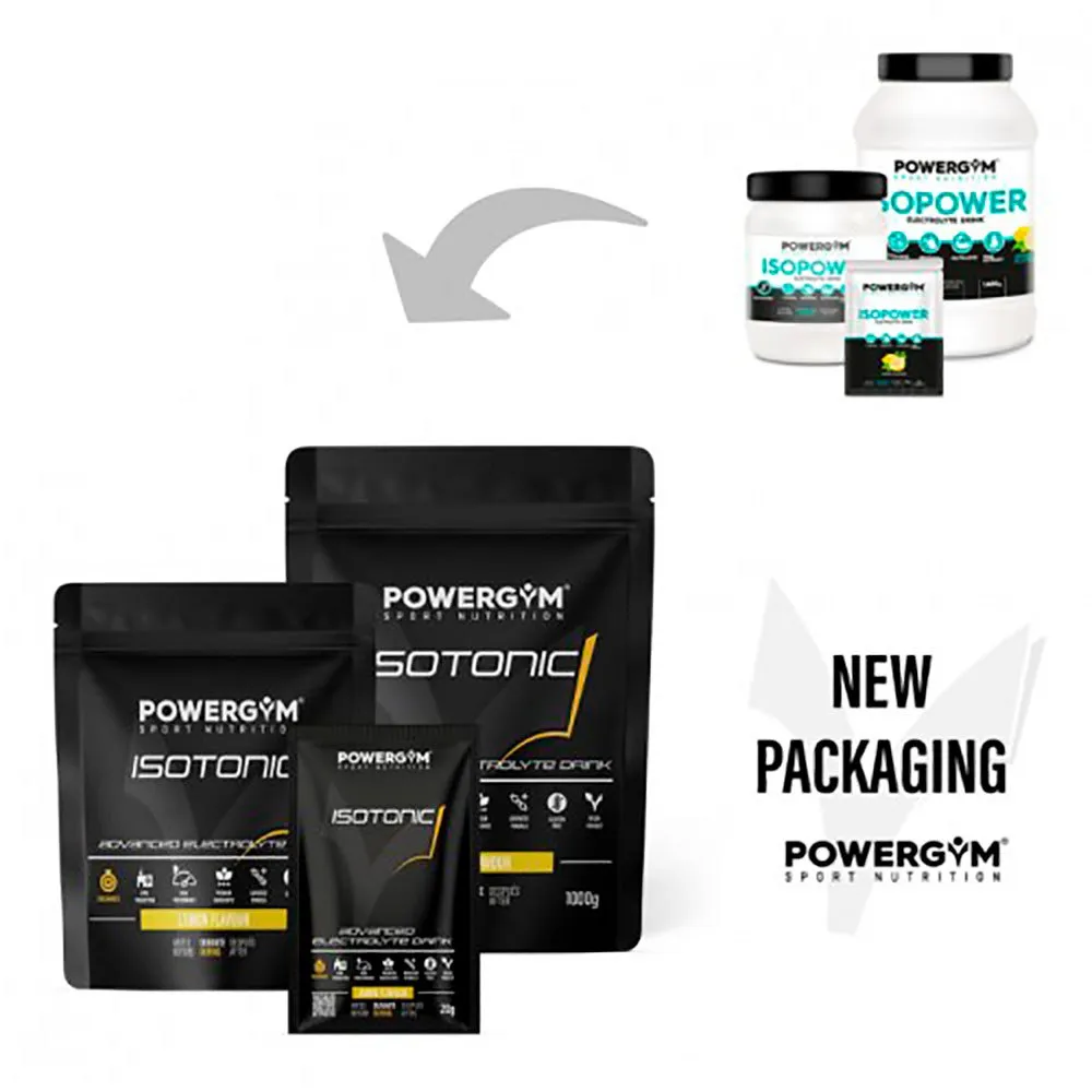 Powergym Isotonisk Pulverdrikk Sitron 1000g, Multicolor, One Size