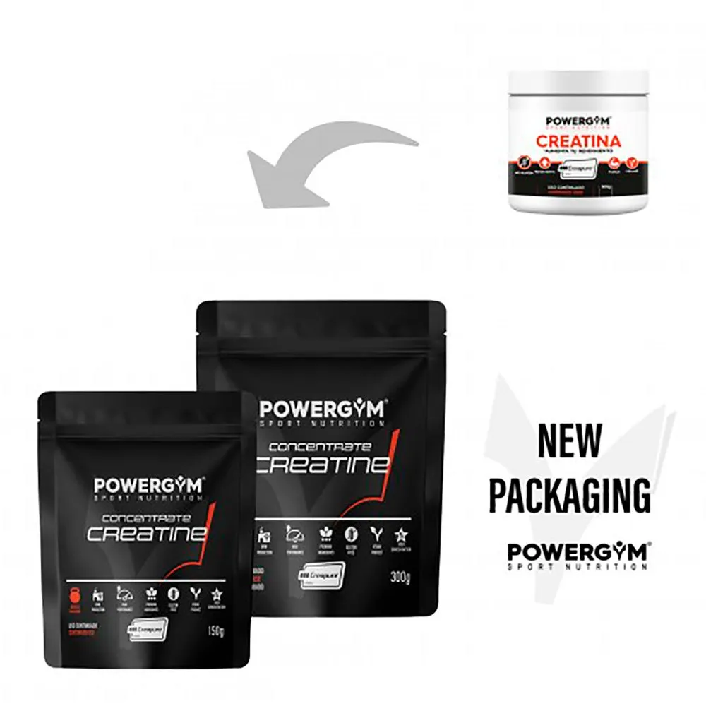 Powergym Kreatinpulver 300g, White, One Size