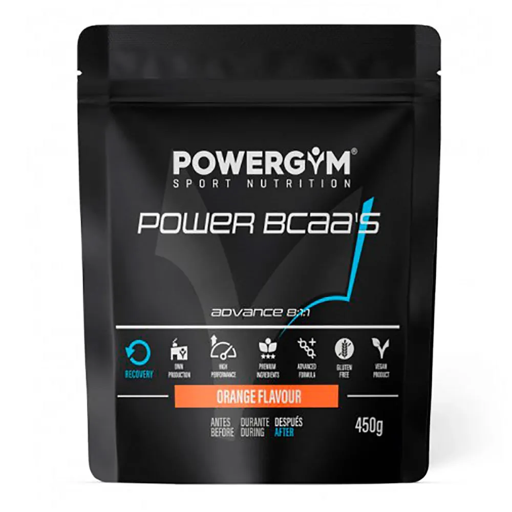 Powergym Power Bcaa´s Kapsler Appelsin 450g, Orange
