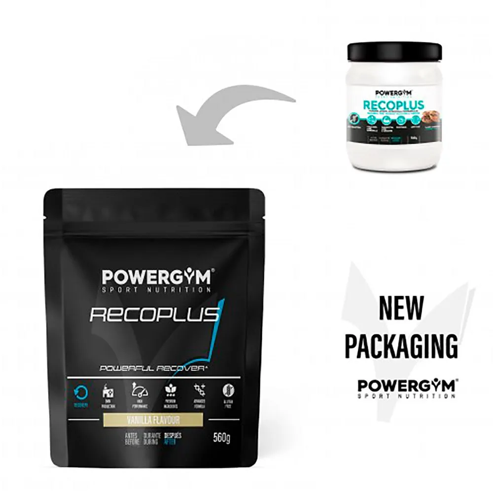 Powergym Recoplus Gjenoppretting Vanilje 560g, White, One Size Powergym Recoplus Gjenoppretting Vanilje 560g, White, One Size