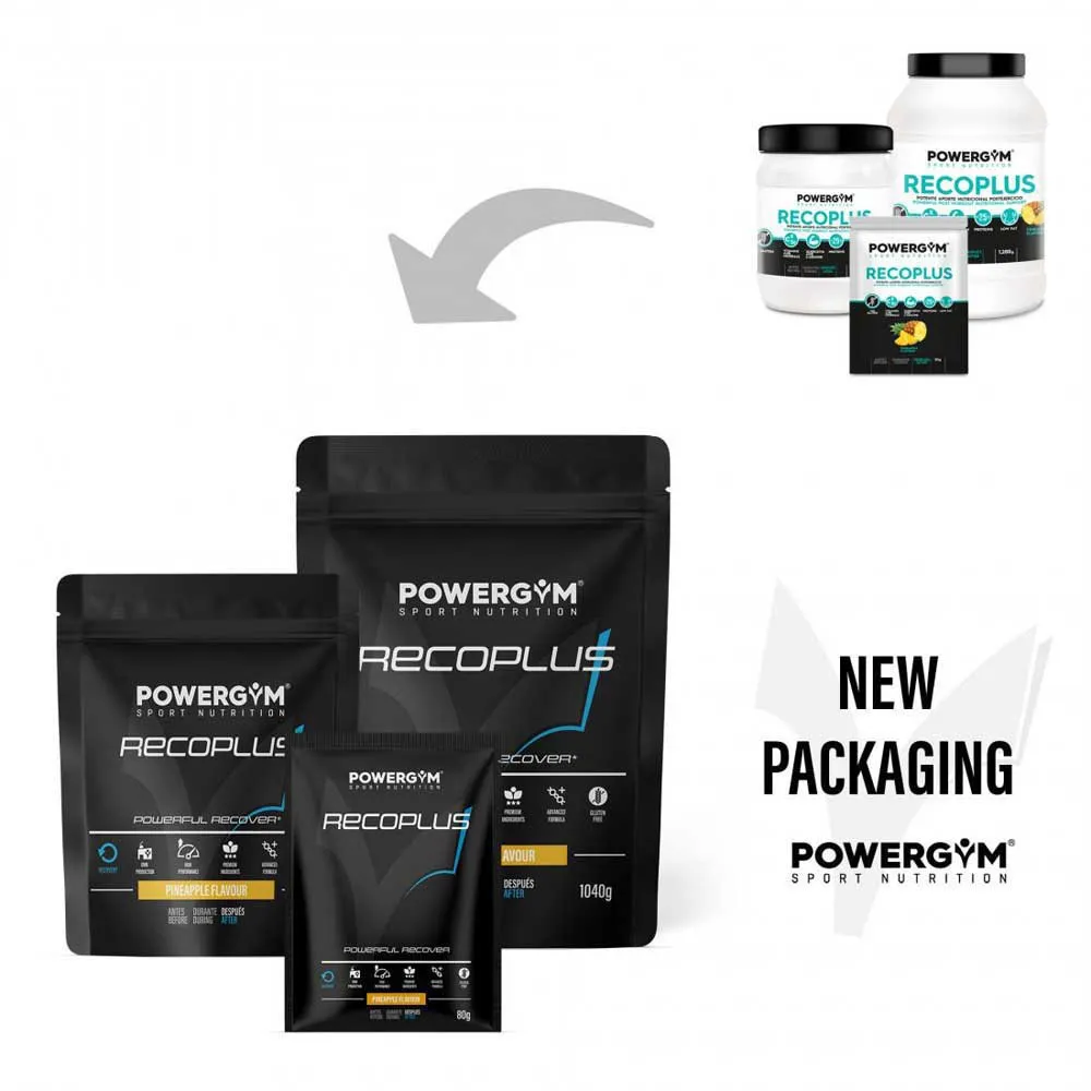 Powergym Recoplus Gjenopprettingsboks Med Enkeltdoser Ananas 80g 15 Enheter, White, One Size