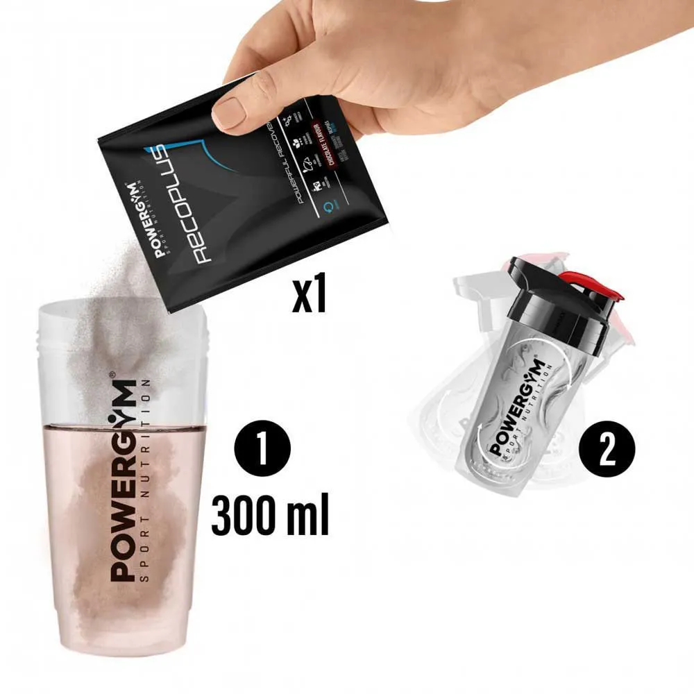 Powergym Recoplus Gjenopprettingsboks Med Enkeltdoser Ananas 80g 15 Enheter, White, One Size