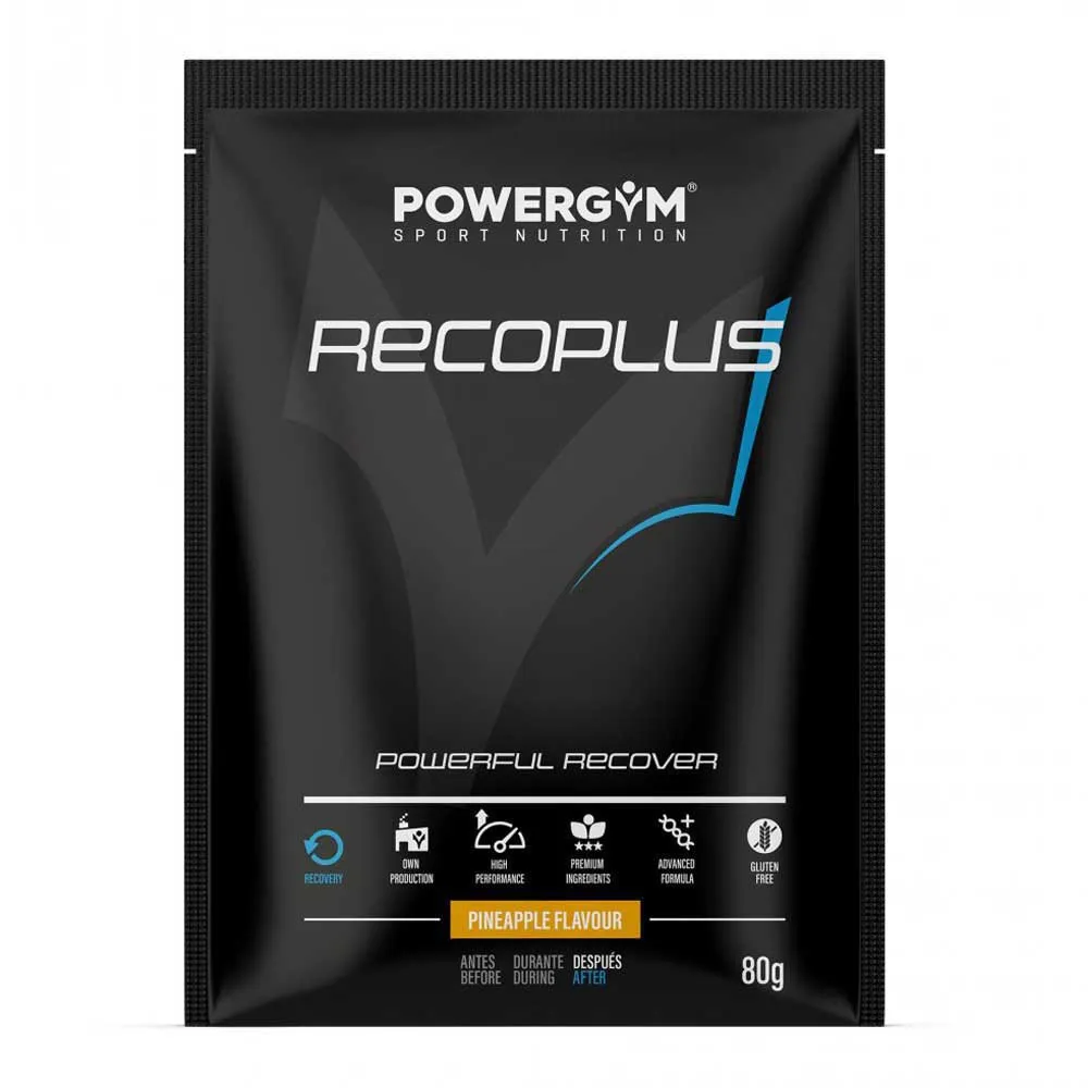 Powergym Recoplus Gjenopprettingsboks Med Enkeltdoser Ananas 80g 15 Enheter, White, One Size