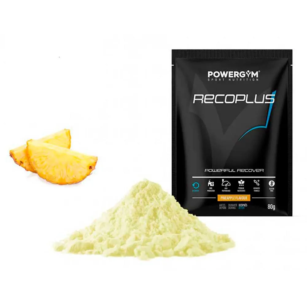 Powergym Recoplus Gjenopprettingsboks Med Enkeltdoser Ananas 80g 15 Enheter, White, One Size