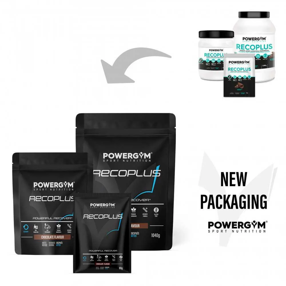 Powergym Recoplus Gjenopprettingsboks Med Enkeltdoser Sjokolade 80g 15 Enheter, White, One Size Powergym Recoplus Gjenopprettingsboks Med Enkeltdoser Sjokolade 80g 15 Enheter, White, One Size
