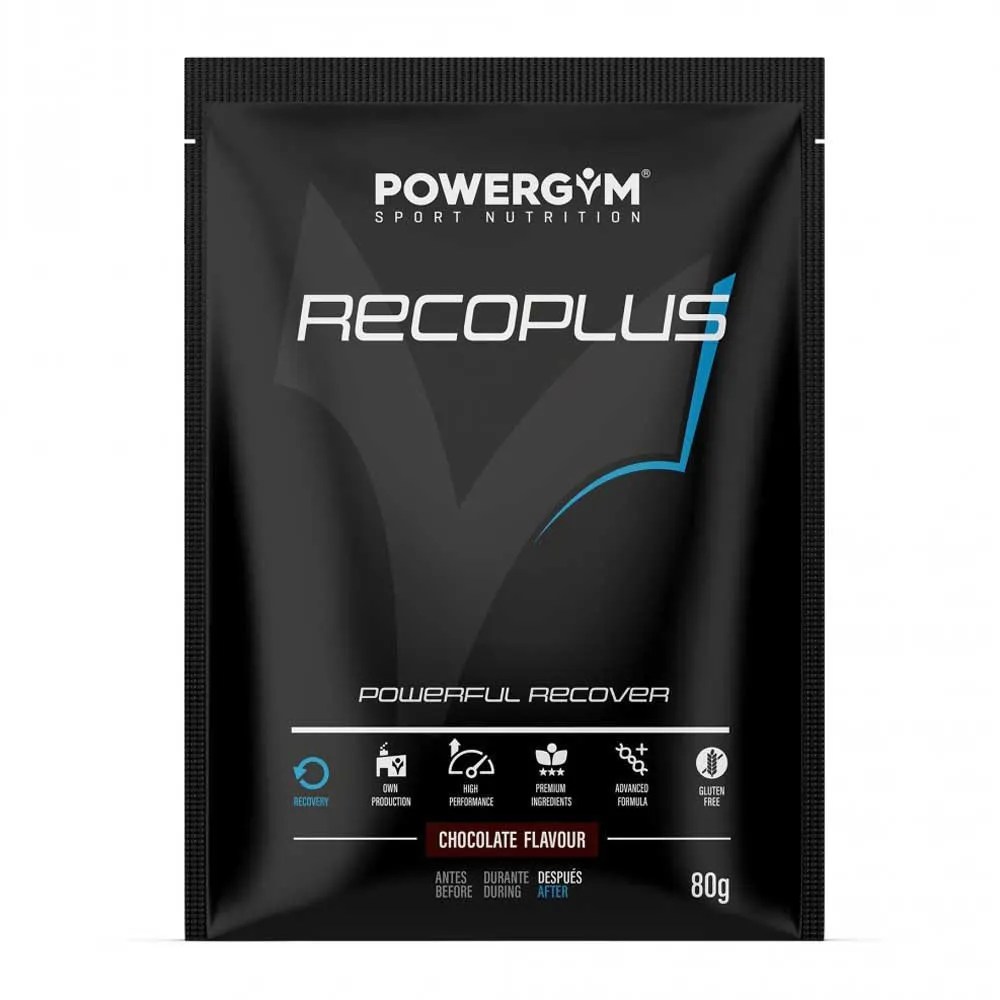 Powergym Recoplus Gjenopprettingsboks Med Enkeltdoser Sjokolade 80g 15 Enheter, White, One Size Powergym Recoplus Gjenopprettingsboks Med Enkeltdoser Sjokolade 80g 15 Enheter, White, One Size