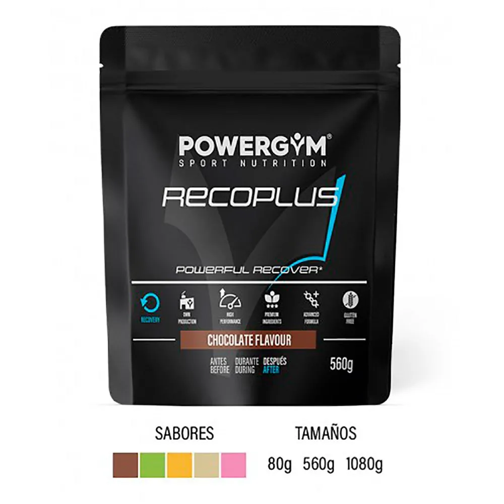 Powergym Recoplus Pulver Sjokolade 560g, One size
