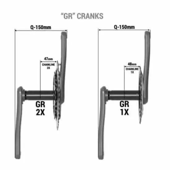 Praxis Alba-gr M30 Kranksett, Black, 170mm, 48-32t
