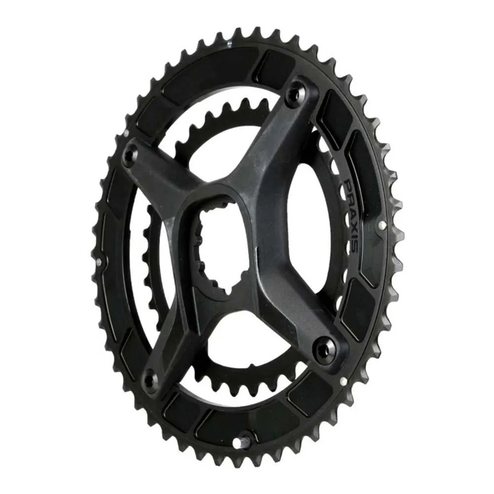 Praxis Levatime Ii X Dm Kjettingring, Black, 48-32t Praxis Levatime Ii X Dm Kjettingring, Black, 48-32t