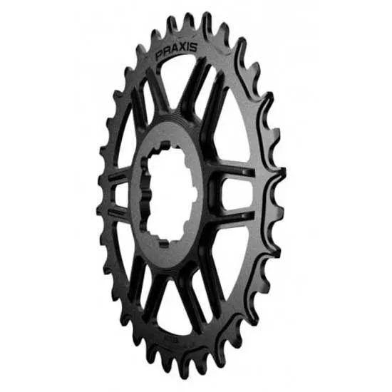 Praxis Road Dm1x Narrow Wide Kjettingring, Black, 36t Praxis Road Dm1x Narrow Wide Kjettingring, Black, 36t
