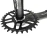 Praxis Road Dm1x Narrow Wide Kjettingring, Black, 36t