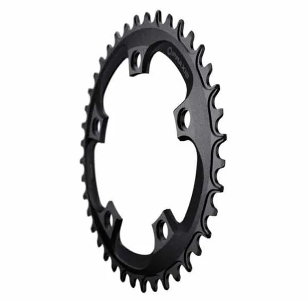 Praxis Road Narrow Wide 5b 110 Bcd Kjettingring, Black, 42t