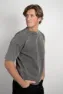 Pre Après Ecstaski Oversized Heavy Tee, Faded black