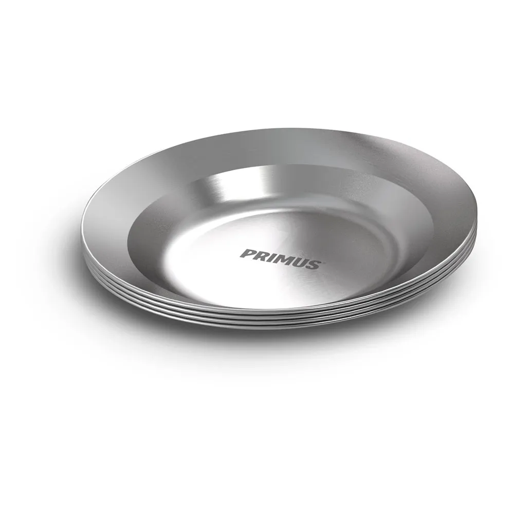 Primus Serveringssett For Bål, Silver / red, One Size Primus Serveringssett For Bål, Silver / red, One Size