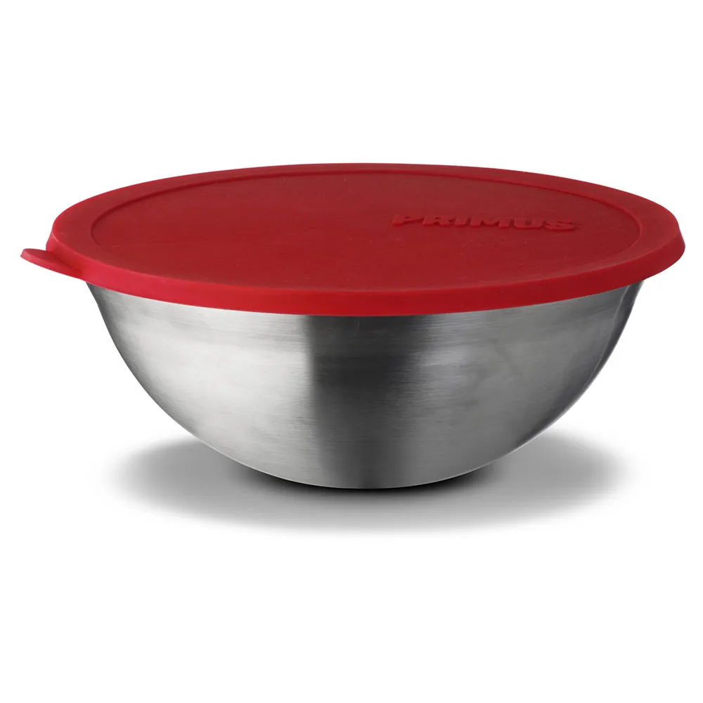 Primus Serveringssett For Bål, Silver / red, One Size Primus Serveringssett For Bål, Silver / red, One Size