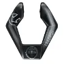 PRO Compact Carbon Clip-on Tempobøyle, Black, 31.8mm