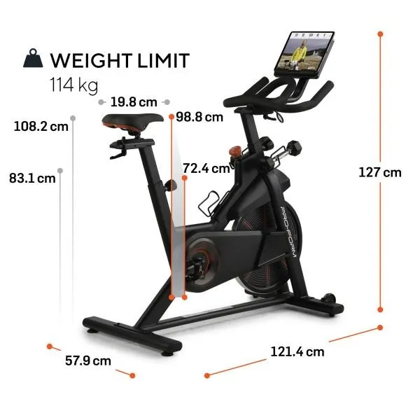 Pro-Form Pro Trainer 500 Innendørs Sykkel, Black, One Size Pro-Form Pro Trainer 500 Innendørs Sykkel, Black, One Size