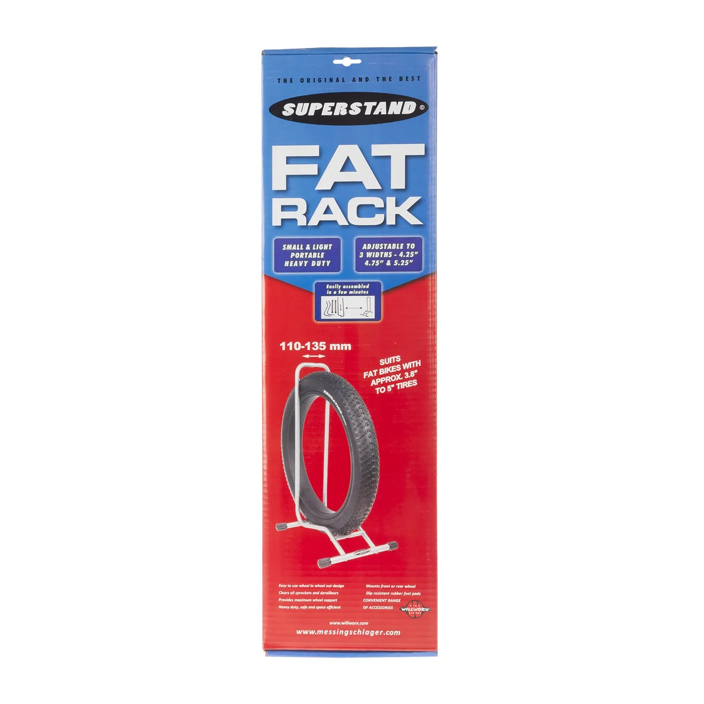 PRO Willworkx Fatbike Stativ, Silver, One Size