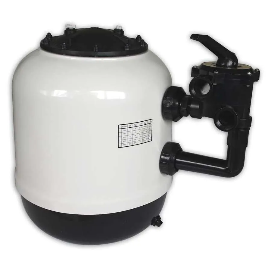 Productos Qp Alaska Ø900 32m³/h Laminert Filter Med Sideventil unisex, Grey / black, One Size Productos Qp Alaska Ø900 32m³/h Laminert Filter Med Sideventil unisex, Grey / black, One Size