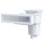 Productos Qp Bredt Skimmer Speil Rundt Deksel 539mm unisex, White, One Size
