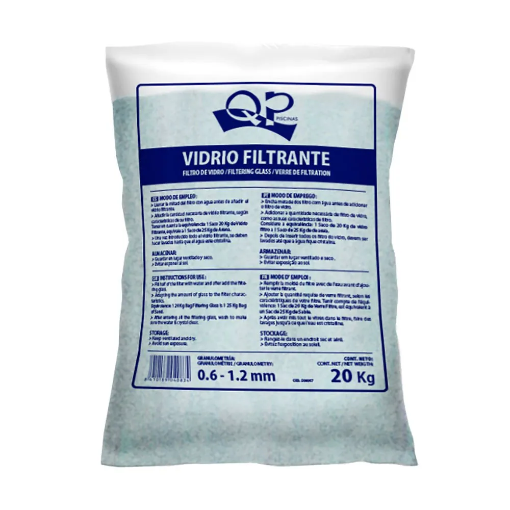 Productos Qp Filterglass 15kg 0.6-1.2mm unisex, White, One Size Productos Qp Filterglass 15kg 0.6-1.2mm unisex, White, One Size