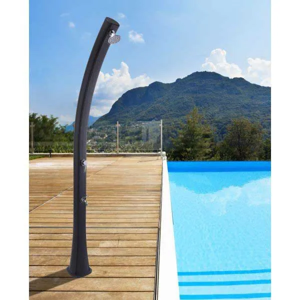 Productos Qp Grace Solcelledusj Med Fotbadkran 25l unisex, Black, One Size