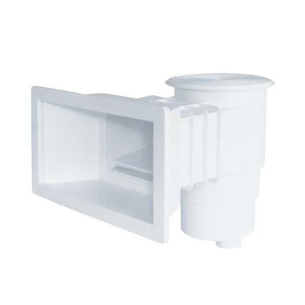 Productos Qp Ø 5m3/t Skimmer Standard Langt Munnstykke Rundt Lokk 360mm unisex, White, One Size