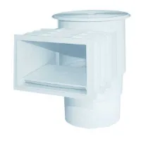 Productos Qp Skimmer Ø 5m3/t Standard Munnstykke Med Firkantet Lokk 200mm unisex