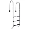 Productos Qp Smal Bassengstige 3 Trinn unisex, Inox, One Size