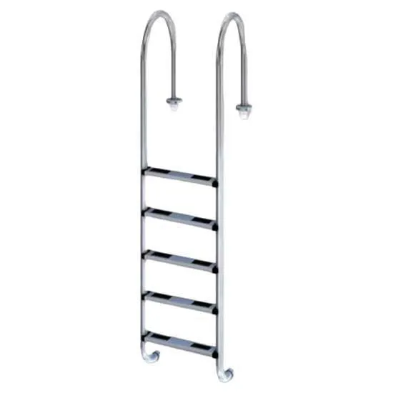 Productos Qp Stige Til Basseng Med Smal Veggmontering 5 Trinn unisex, Inox, One Size