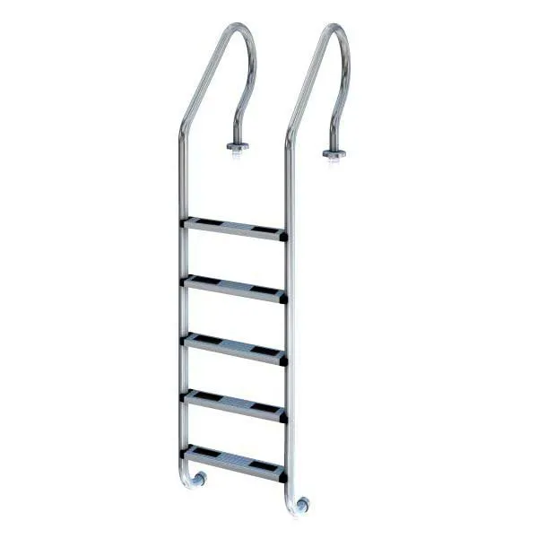 Productos Qp Stige Til Kombinasjonsbasseng 5 Trinn unisex, Inox, One Size