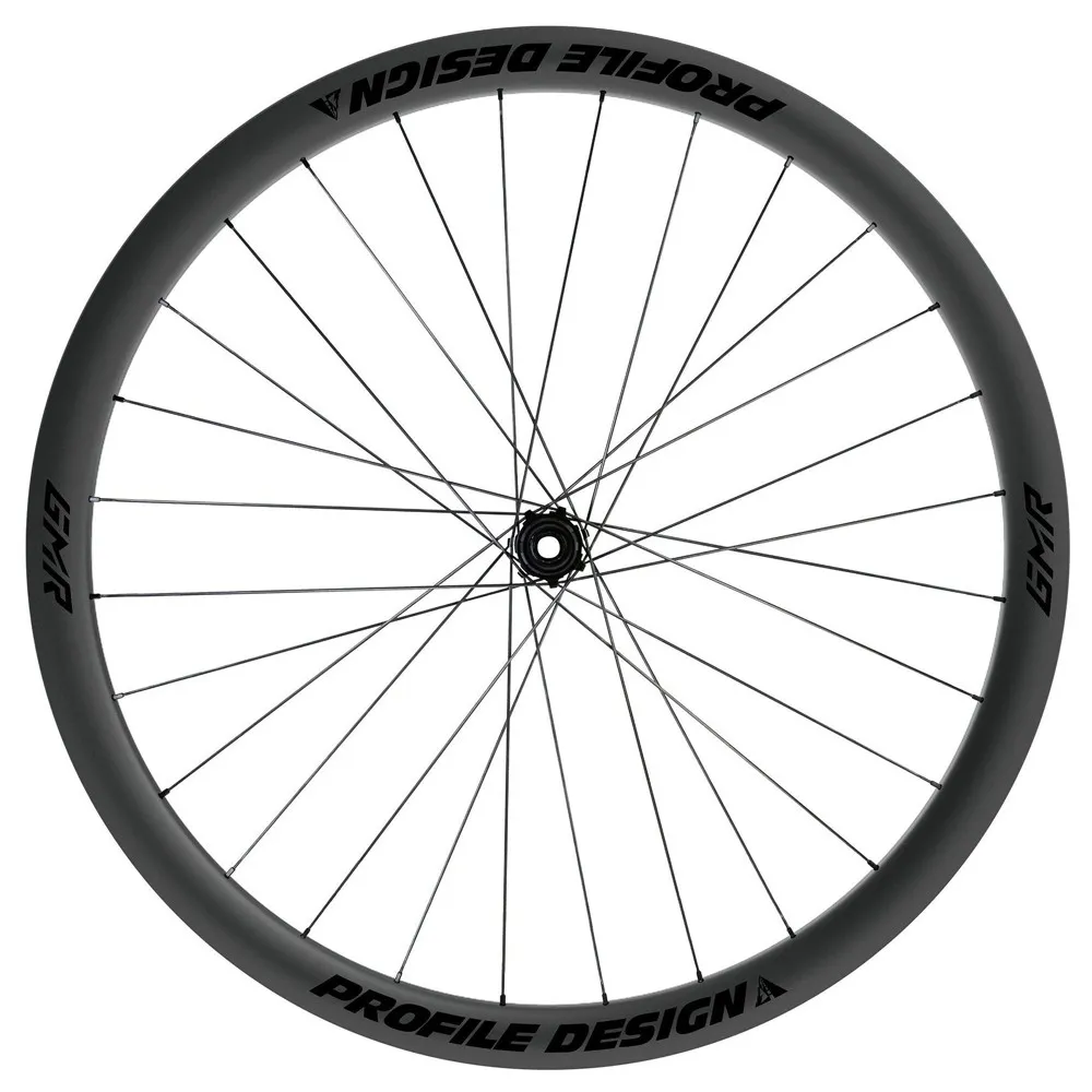 Profile Design Gmr 38 Carbon Cl Disc Tubeless Landeveishjulsett, Black, 12 x 100 / 12 x 142mm, Shimano/Sram HG