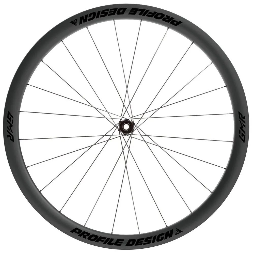 Profile Design Gmr 38 Carbon Cl Disc Tubeless Landeveishjulsett, Black, 12 x 100 / 12 x 142mm, Shimano/Sram HG