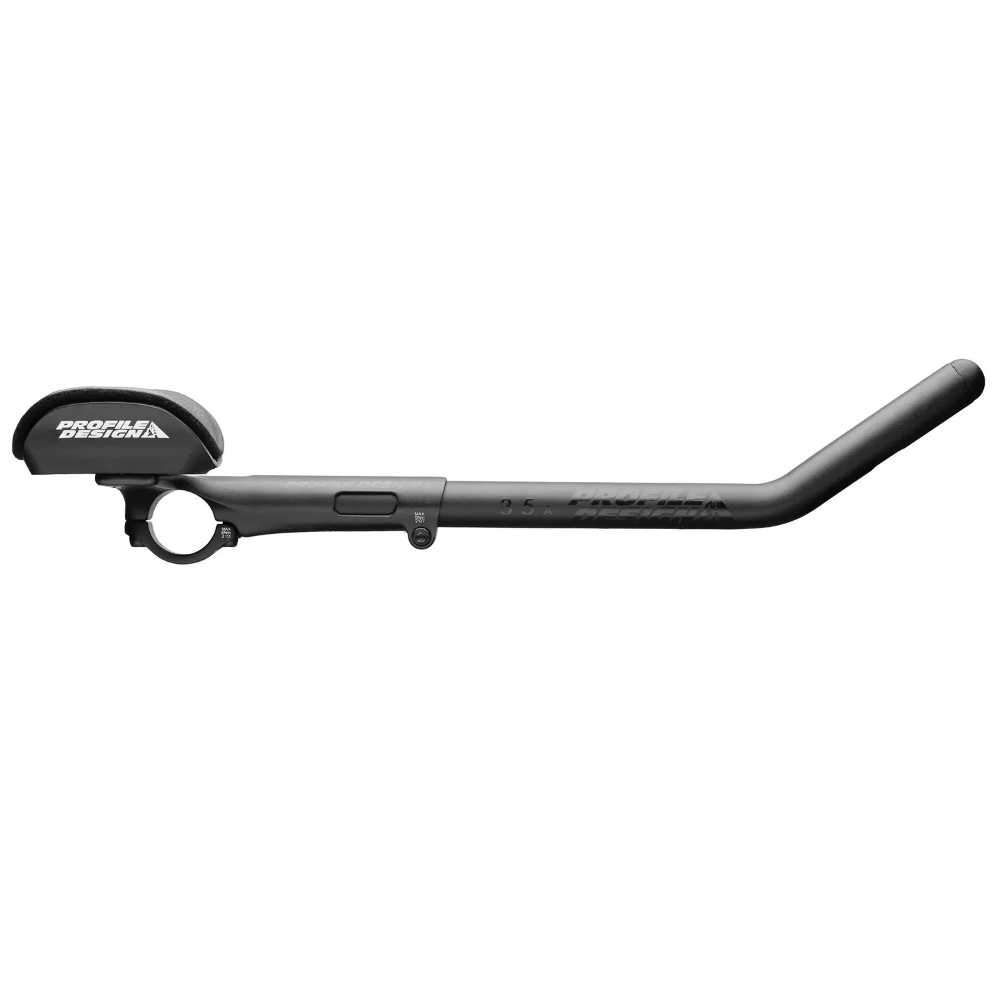 Profile Design Subsonic Ergo Tempobøyle, Black, 31.8mm, 350mm Profile Design Subsonic Ergo Tempobøyle, Black, 31.8mm, 350mm