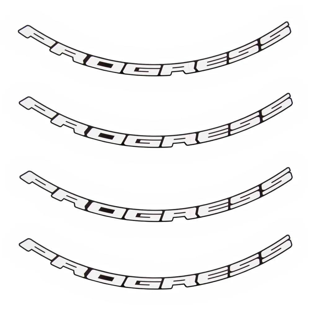Progress A-prime/a-prime Disc Graphene Klistremerker, White, One Size