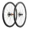 Progress Aero Disc Tubular Landeveishjulsett, Black, 12 x 100 / 12 x 142mm, Shimano/Sram HG