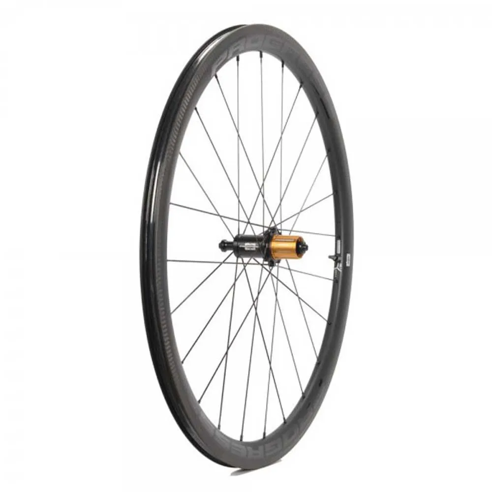 Progress Aero Tubeless Landeveissykkelens Bakhjul
