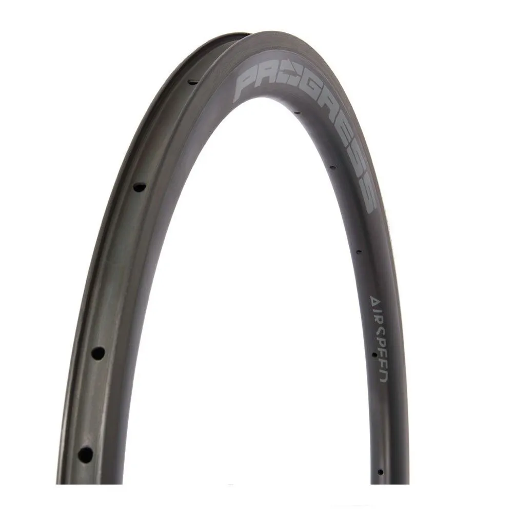 Progress Airspeed Carbon 44 Mm Felg, Black, 700 - 28" 18H
