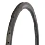Progress Airspeed T50 Carbon Tubular 2017 Landeveissykkel Felg, Black, 700 - 28" 24H