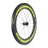 Progress Space Tubular Forhjul For Landeveissykkel, Black / yellow, 9 x 100mm