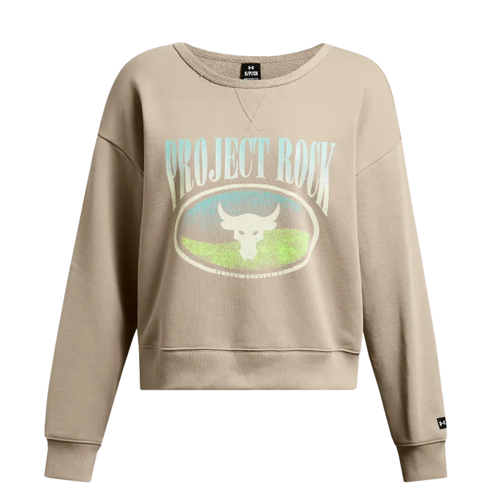 Project Rock HW Terry Longsleeve, Taupe