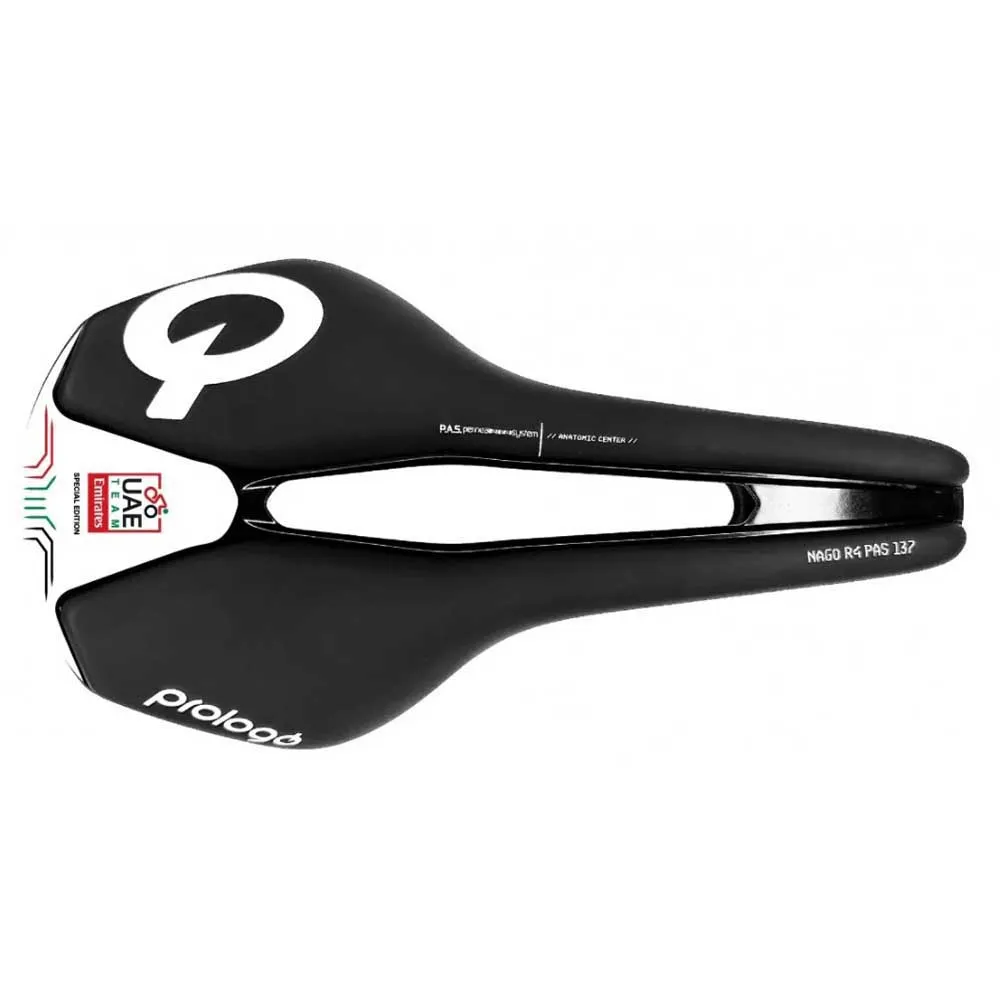 prologo Nago R4 Pas Tirox Uae Sykkelsete, Black, 137mm prologo Nago R4 Pas Tirox Uae Sykkelsete, Black, 137mm