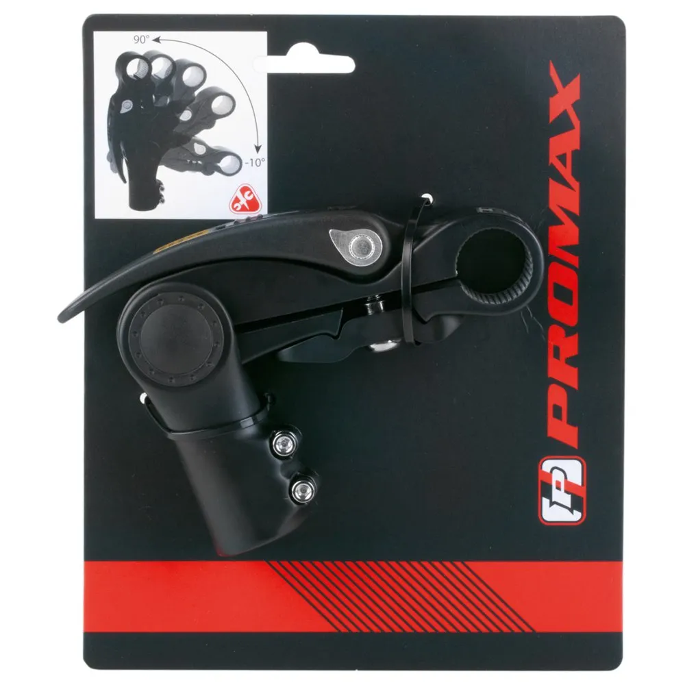 ProMax A-head Handle 31.8 Mm Sykkelstyrestem, Black, 110mm, -10º - 90º ProMax A-head Handle 31.8 Mm Sykkelstyrestem, Black, 110mm, -10º - 90º