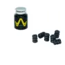 ProMax Anti-vibrasjonsperler 100 Enheter, Black, 1.2mm