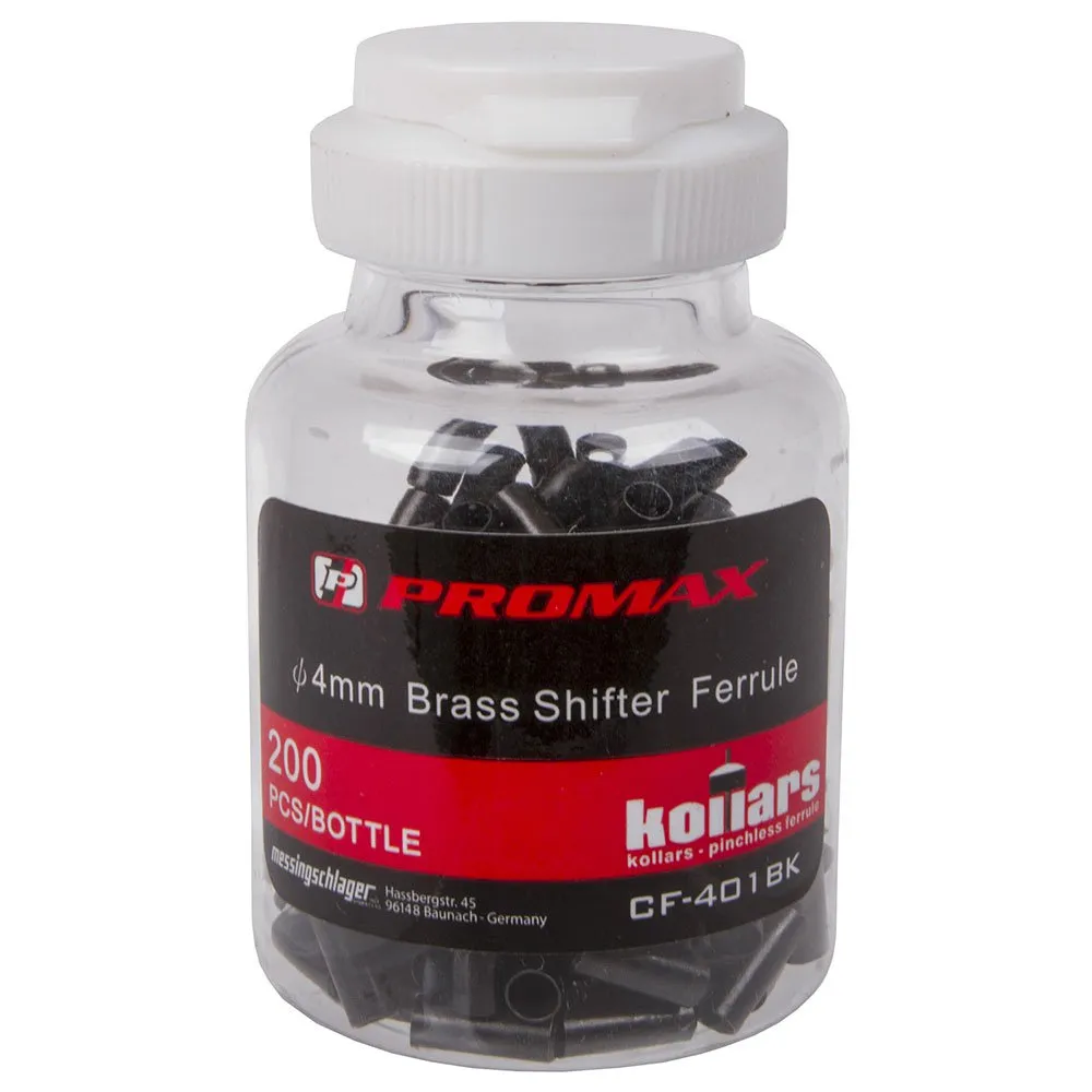 ProMax Cf401bk Kabelhylse 200 Enheter, Black, 4mm ProMax Cf401bk Kabelhylse 200 Enheter, Black, 4mm