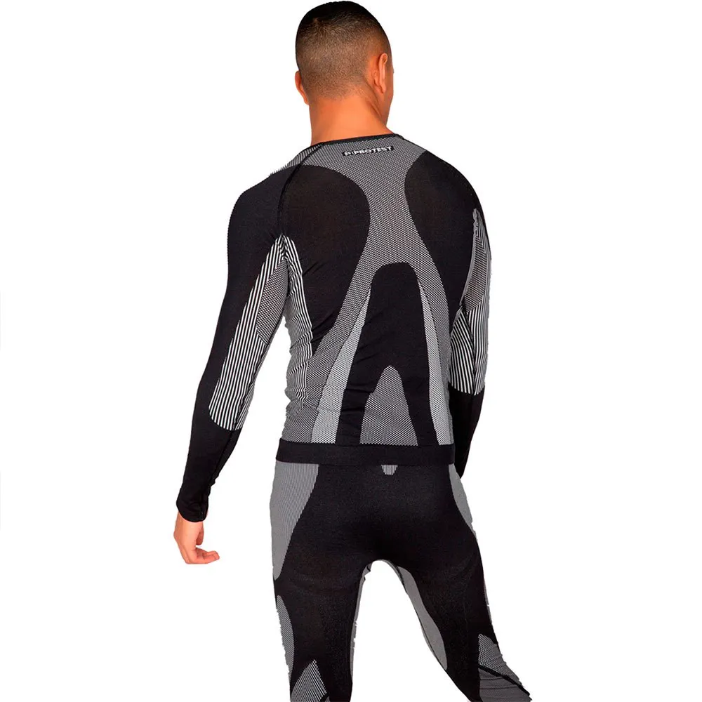 Protest Carson Thermo Langarmet Baselag, True black