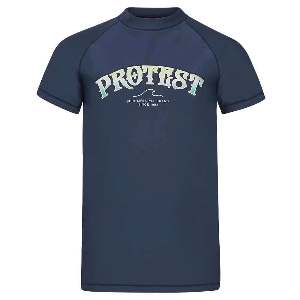 Protest Nizzo Junior Uv T-skjorte Med Korte Ermer unisex, Night s navy, 176cm