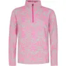Protest Zoak Fleecejakke Med Halv Glidelås, Foxy pink, 176cm