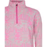 Protest Zoak Fleecejakke Med Halv Glidelås, Foxy pink, 176cm