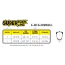 PTN Super Rokkline Schrader 40mm Punkteringsbeskyttende Skum 2 Enheter, Yellow, 29", 28-37
